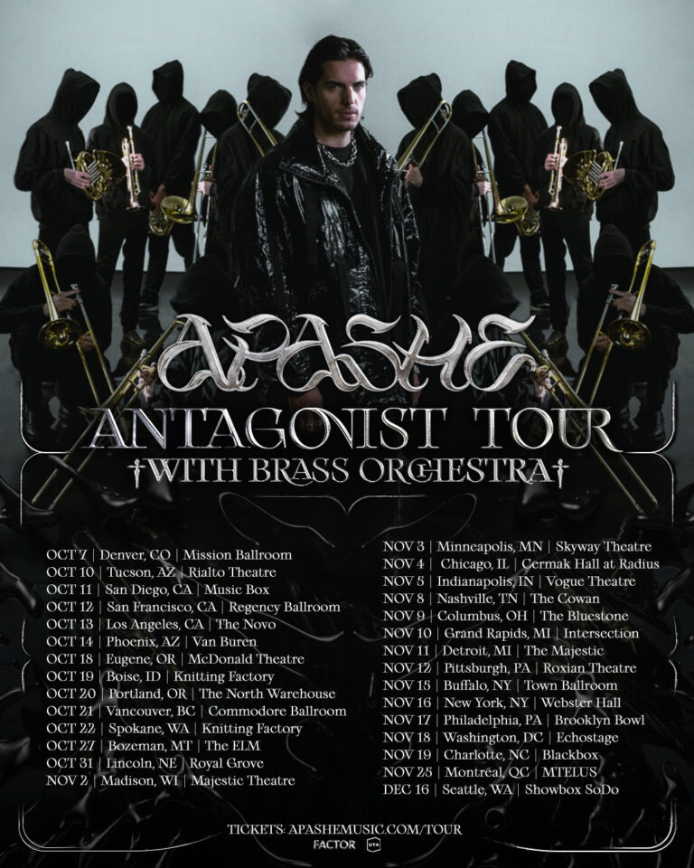 Apashe Announces ‘Antagonist’ New Album & 29-Date Tour
