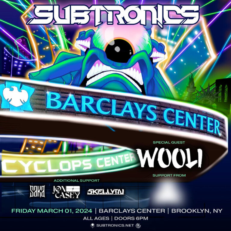 Subtronics Announces Cyclops Center At NYC’s Barclays Center