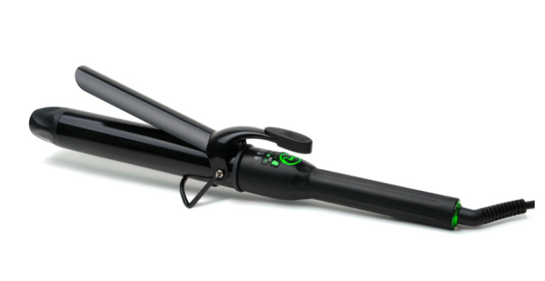 The MINT X-Long Curling Iron, an extended-barrel ceramic curling iron for thick long hair