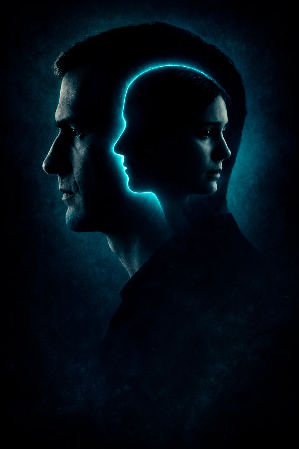 Poster artwork for SYNNOIA, the award-winning emotional science-fiction short screenplay by J. H. Allely.