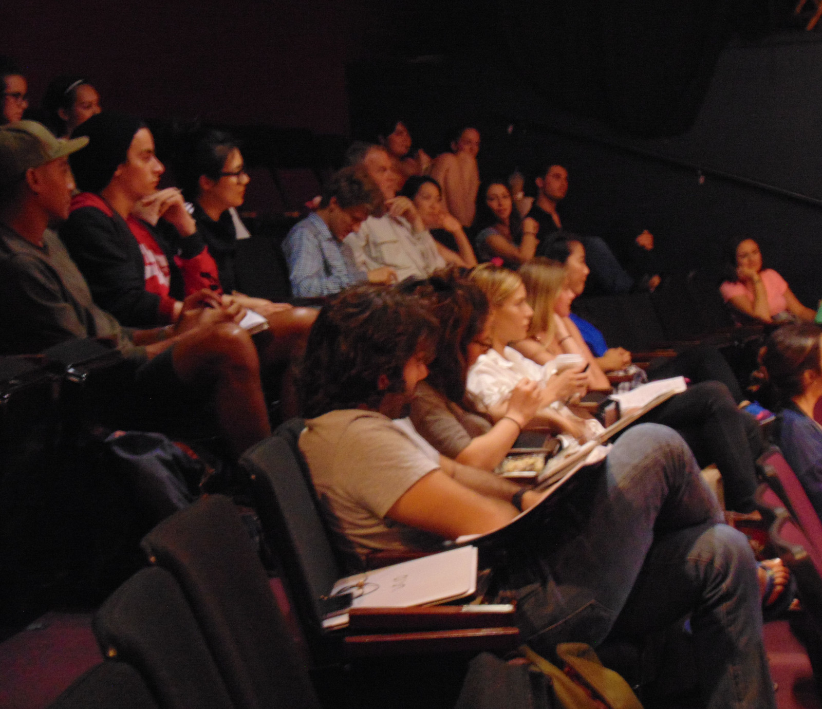 Students in at the Los Angeles Acting Conservatory