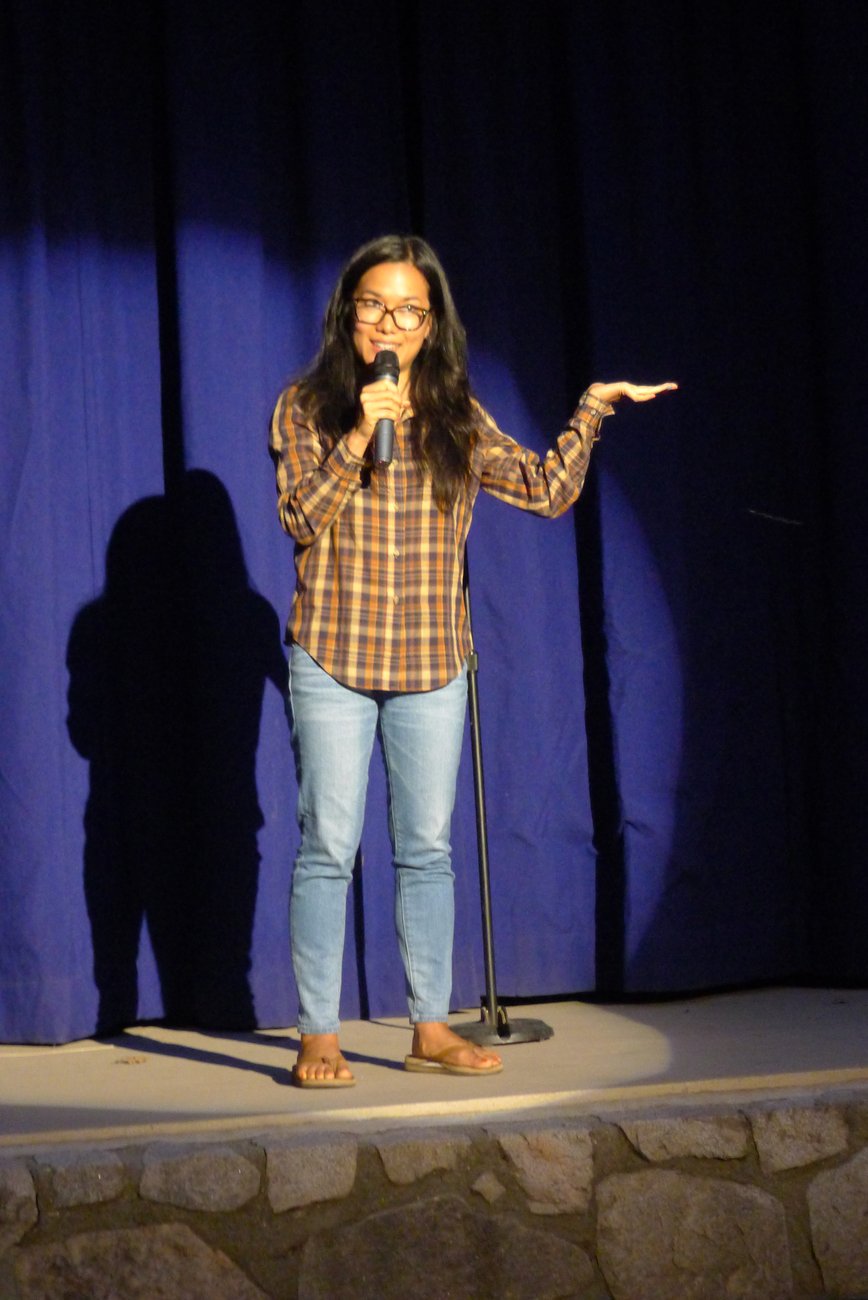 Ali Wong performing stand-up, 2013