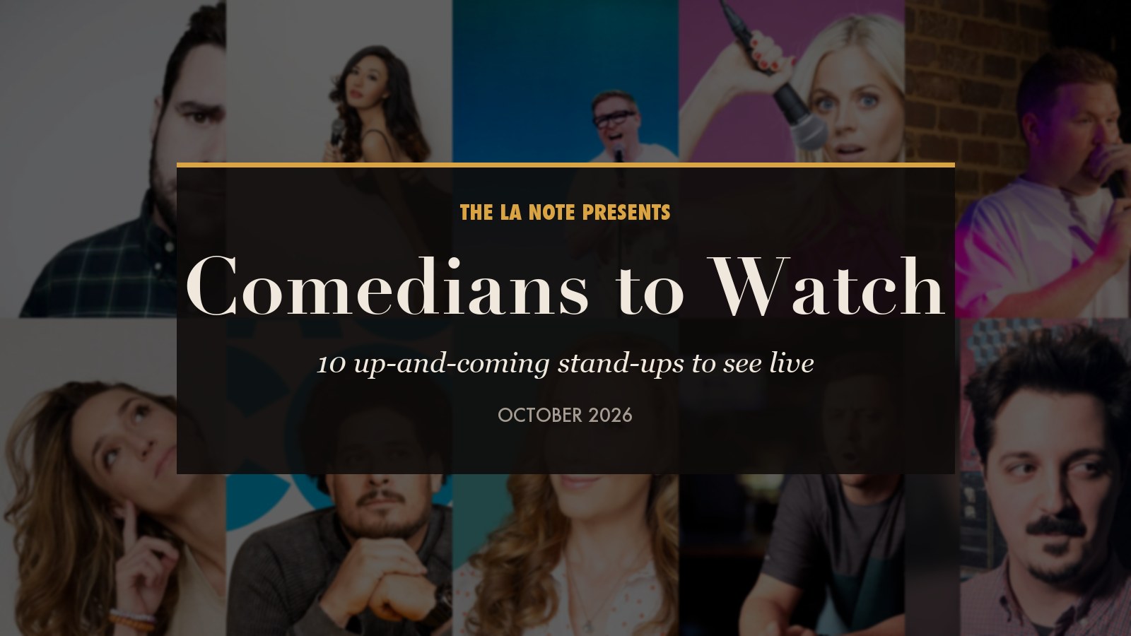 Comedians to Watch: 10 up-and-coming stand-ups, October 2026