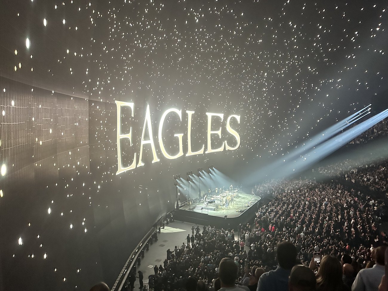 The Eagles performing at Sphere in Las Vegas