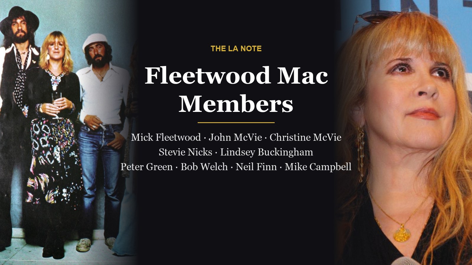 Fleetwood Mac members: Mick Fleetwood, John McVie, Christine McVie, Stevie Nicks and Lindsey Buckingham