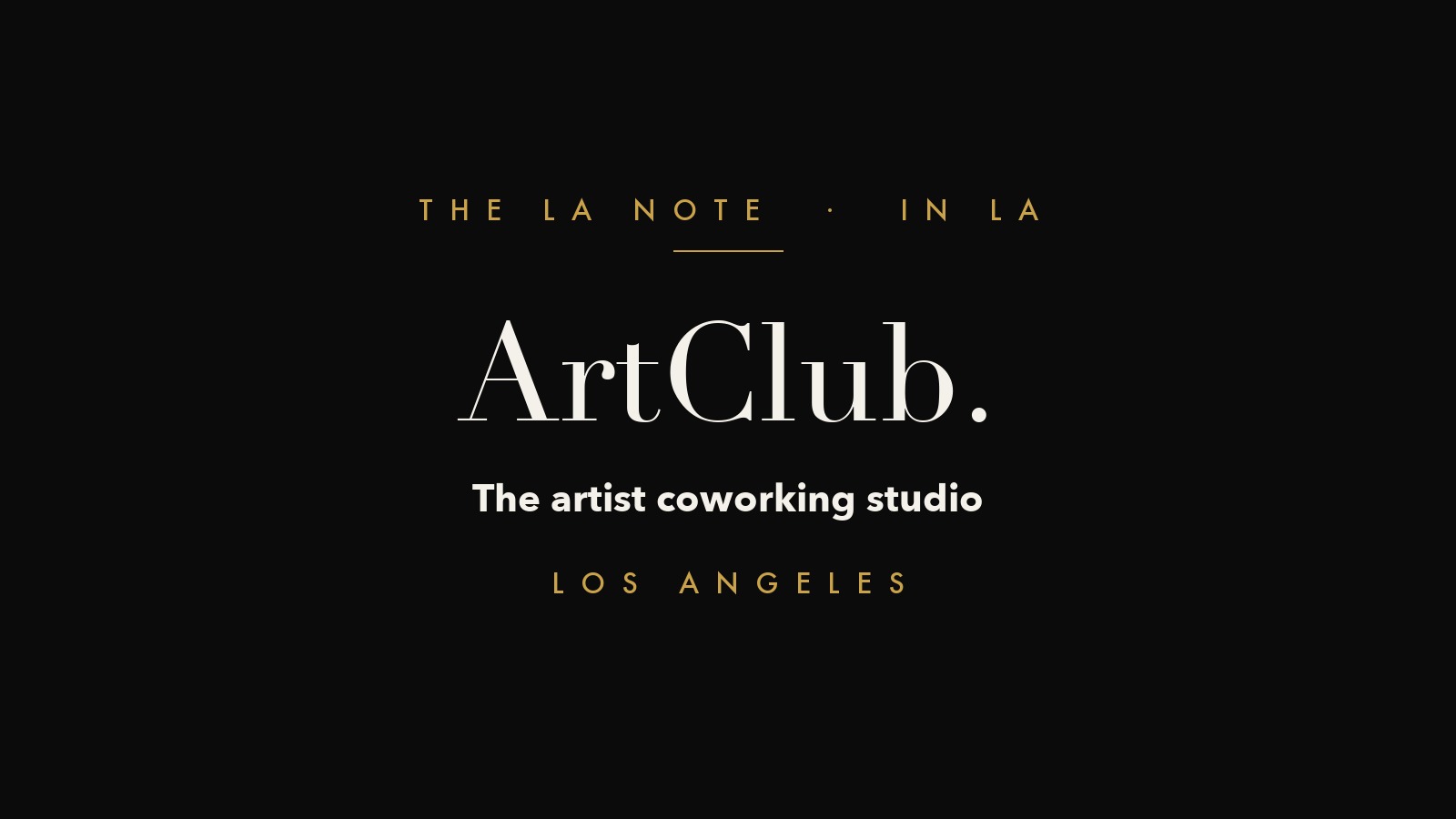 In LA: ArtClub, the coworking studio built for Los Angeles artists