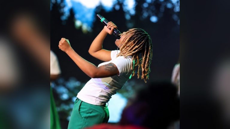 Janeé Cherí performing live, Christian artist from the Bronx based in North Carolina