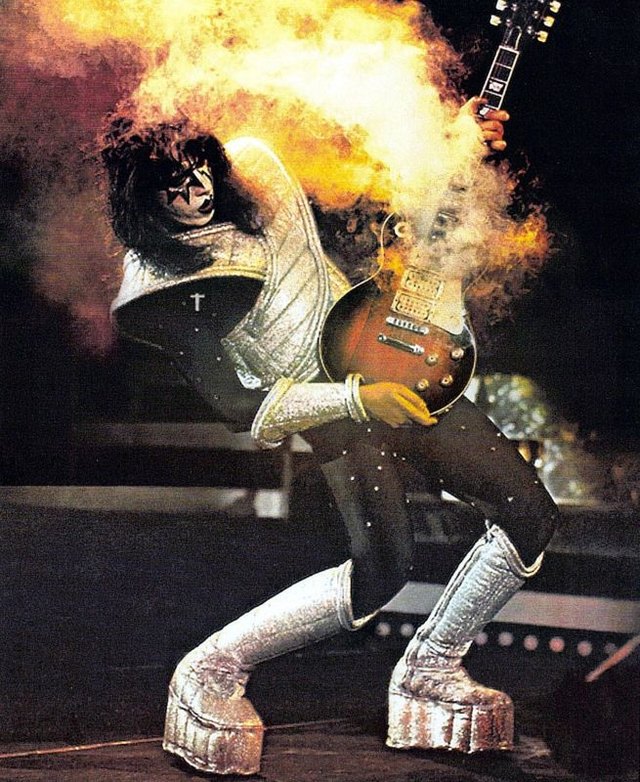 Ace Frehley of the band KISS