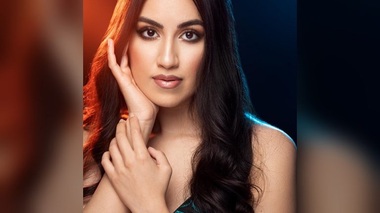 Megha, New York City pop artist, in a studio portrait