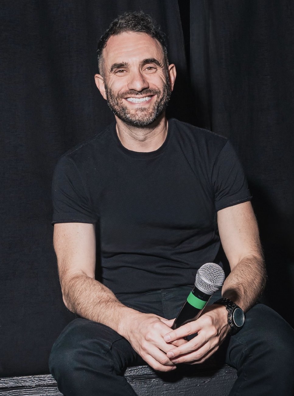 Comedian Aaron Karo at the Netflix Is a Joke festival in Los Angeles