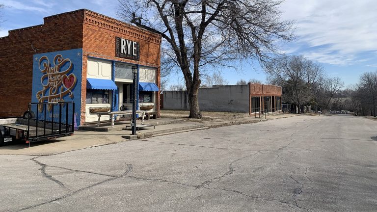 Old downtown Stilwell, Kansas
