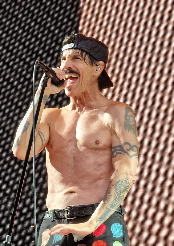Anthony Kiedis of the Red Hot Chili Peppers