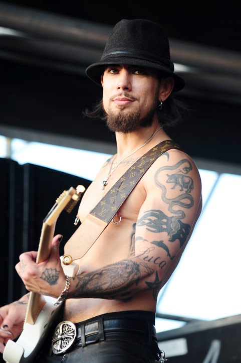 Dave Navarro of the Red Hot Chili Peppers